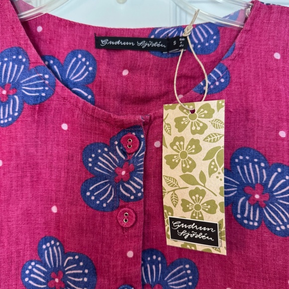 NWT Gudrun Sjödén “Loella” Tunic – 100% Linen, Size S - Picture 4 of 16